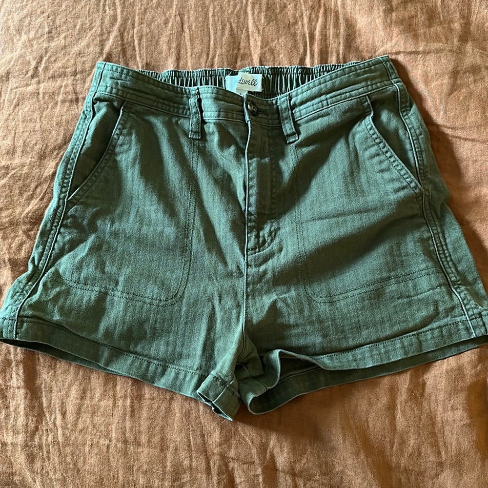 Madewell High Waist Camp Shorts